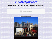 Tablet Screenshot of croker.com